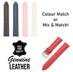 NHA 4G Medical Alarm Watch with GPS genuine leather strap colours