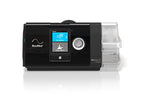 ResMed AirSense 10 AutoSet CPAP Machine with humidifier, front view