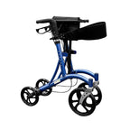 Premium Rollator Walker (Blue), front angle