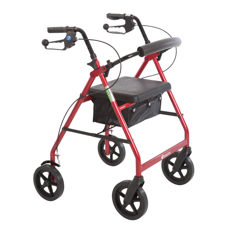 Aspire Classic 8" Seat Walker / Rollator - Connect Mobility