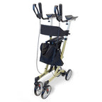 Walking Tutor with Seat and storage bag, side view