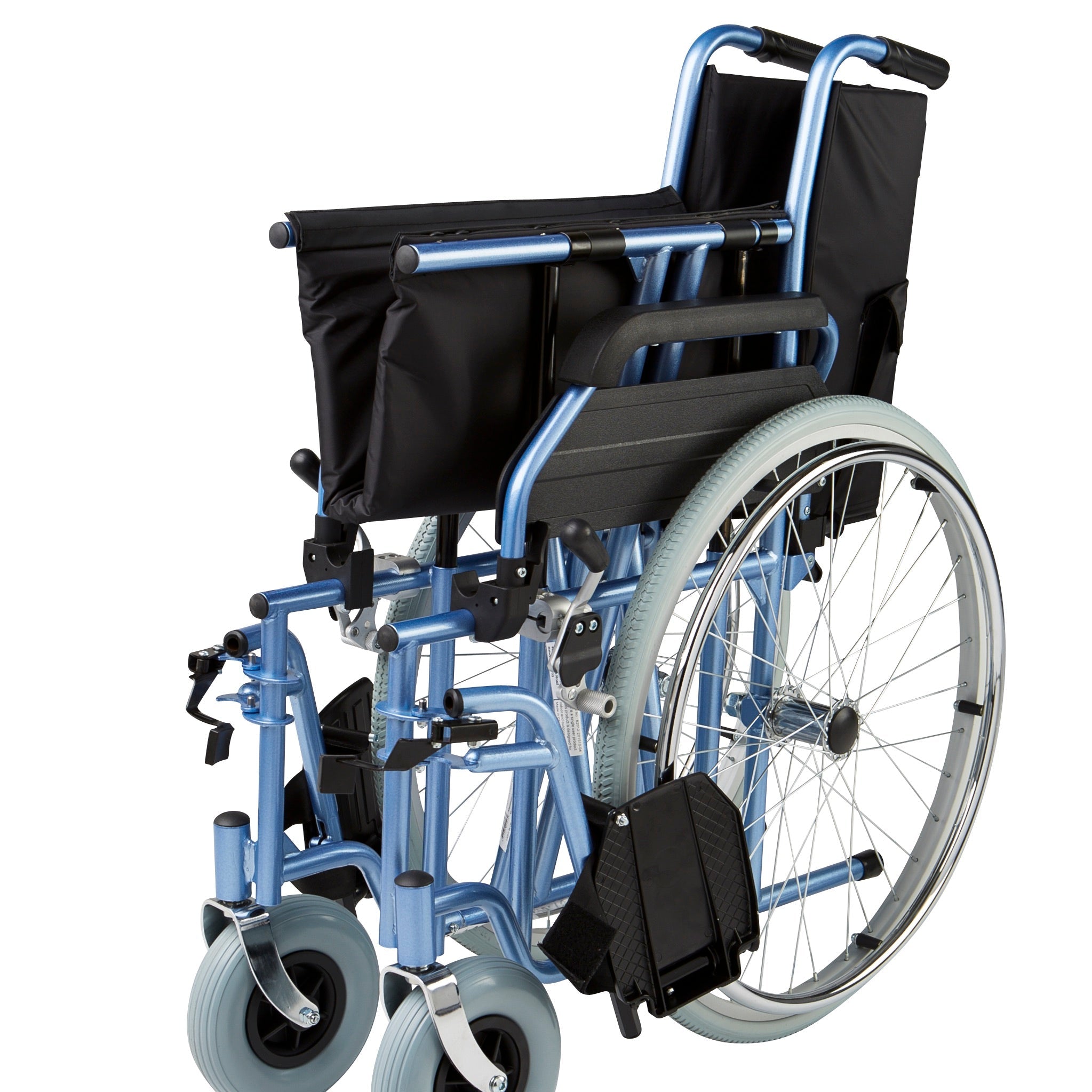 Max Mobility HD1 Heavy Duty Wheelchair (Blue)