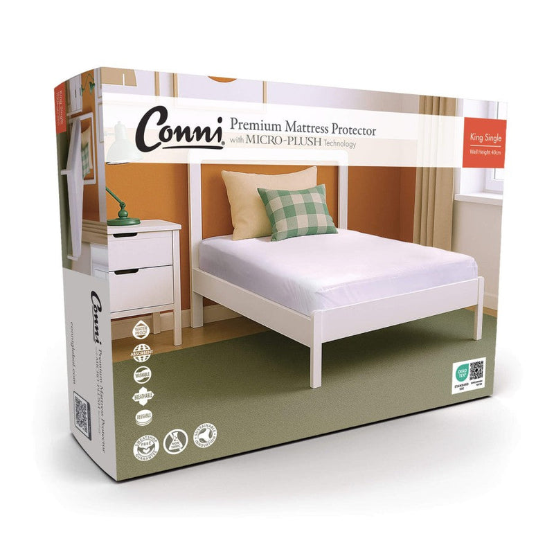 Conni Micro-Plush - King Single Waterproof Fitted Sheet