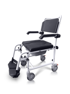 Max Mobility Delta SC1 Shower Commode with padded seat and footrests