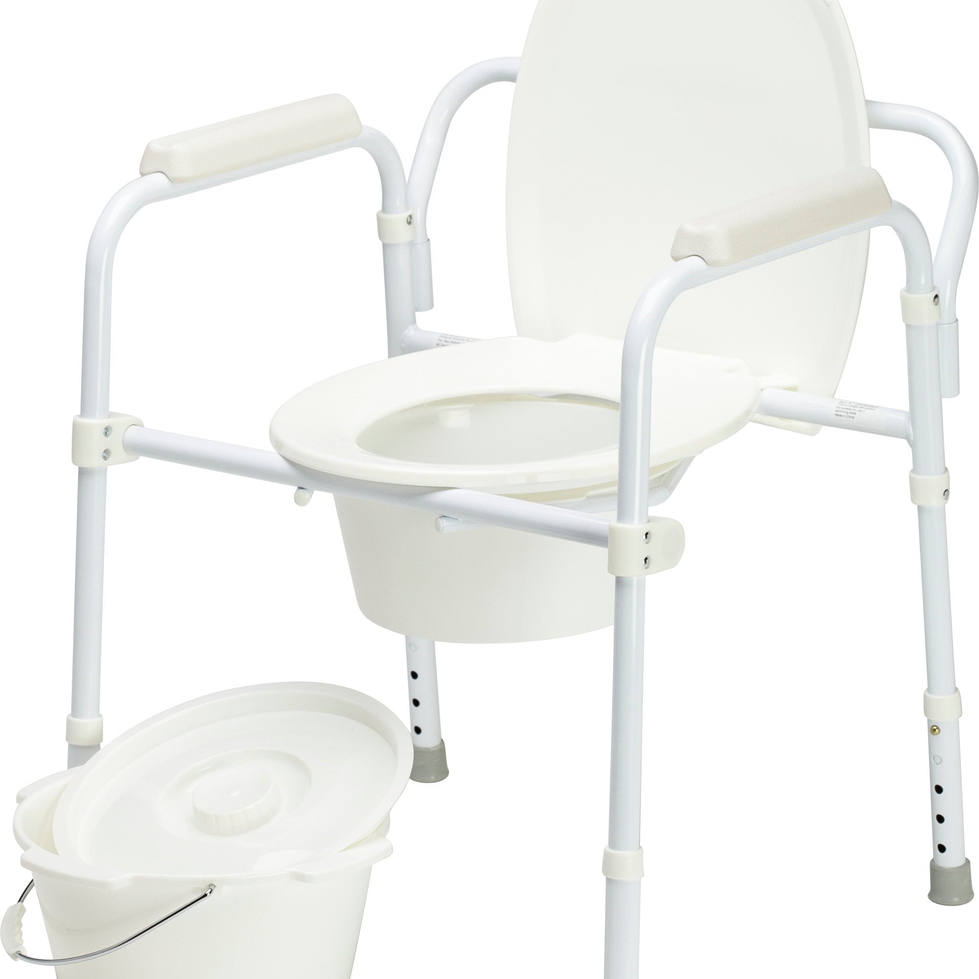 Max Mobility Delta T14 Folding Commode Seat & Lid