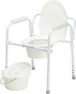 Max Mobility Delta T14 Folding Commode Seat & Lid