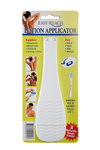 Easy-Reach Lotion Applicator, White, in retail packaging